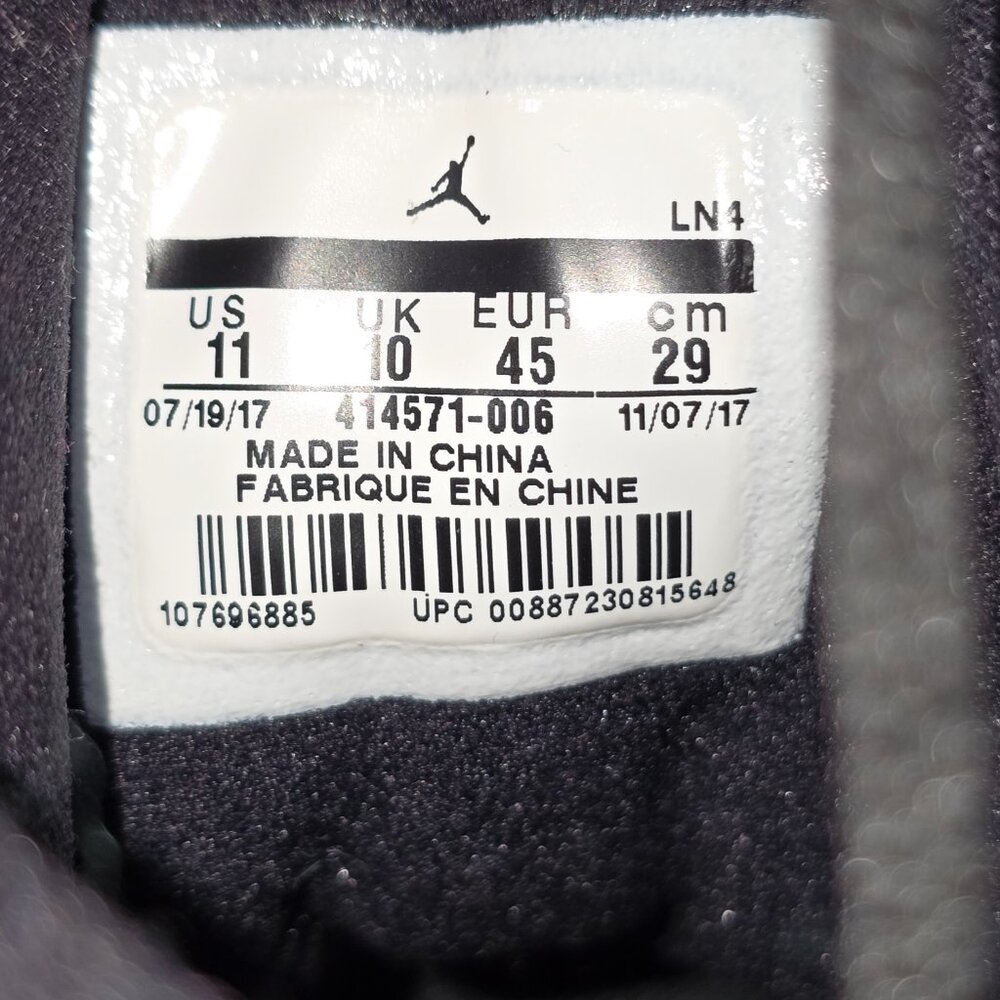 Nike AIR JORDAN 13 RETRO Black / Olive Basketball Shoes 11 Sneakers 414571 006 - Picture 7 of 9